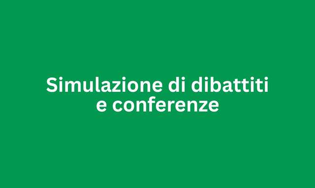 Simulazione di dibattiti e conferenze: produzione orale C2